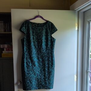 Alyx Blue Sheath Mini Dress with Flutter Cap Sleeves